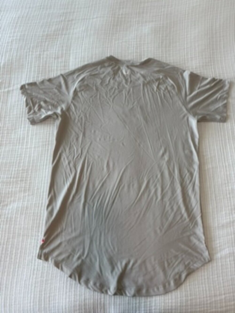 ASRV Silver-Lite 2.0 Established Box Logo Tee Stone Gray Men's M DSG-0660